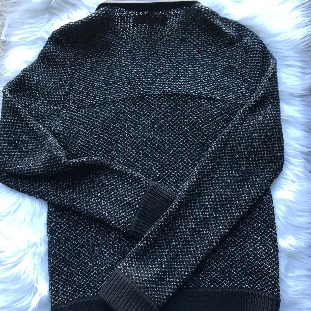 Rag & Bone Lamb Leather Knit Jacket - Picture 3 of 7